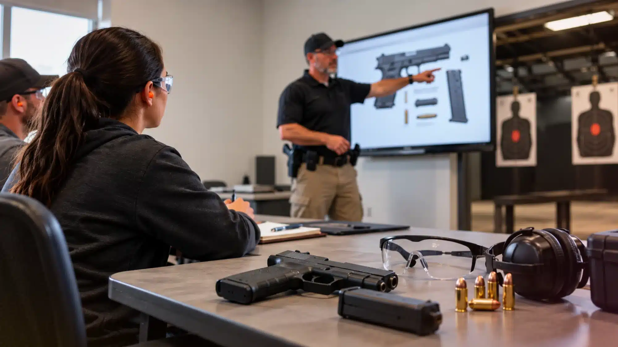 Firearm training session fulfilling requirements for Connecticut license